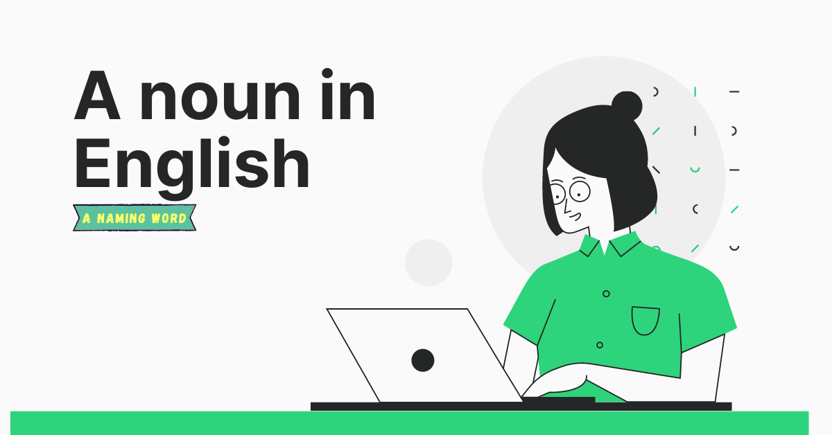 A noun in English