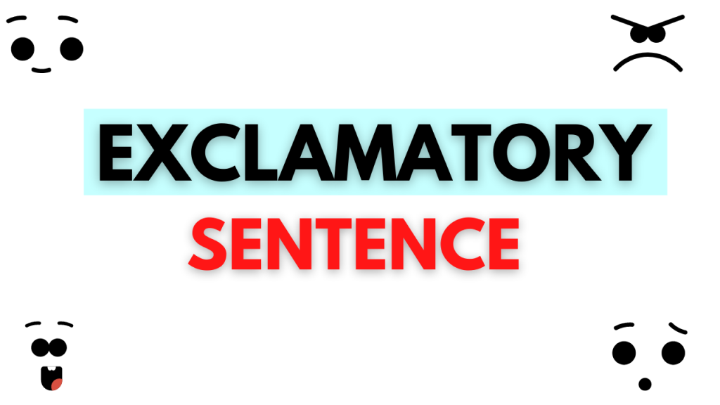 Exclamatory sentences in English