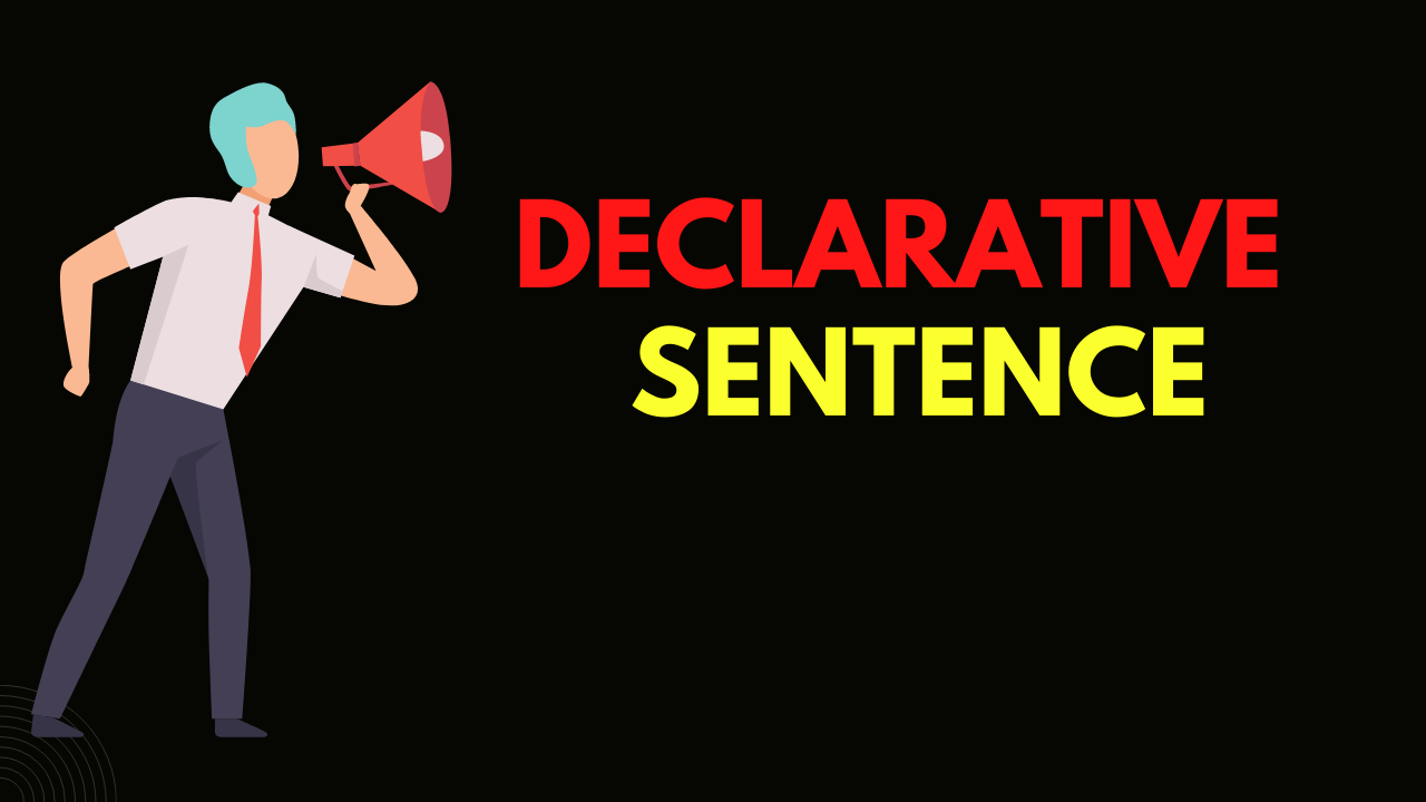declarative sentences in English