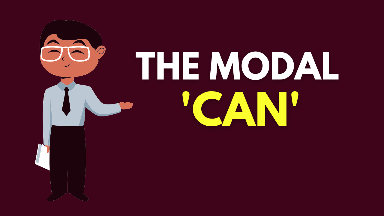 the modal can in English