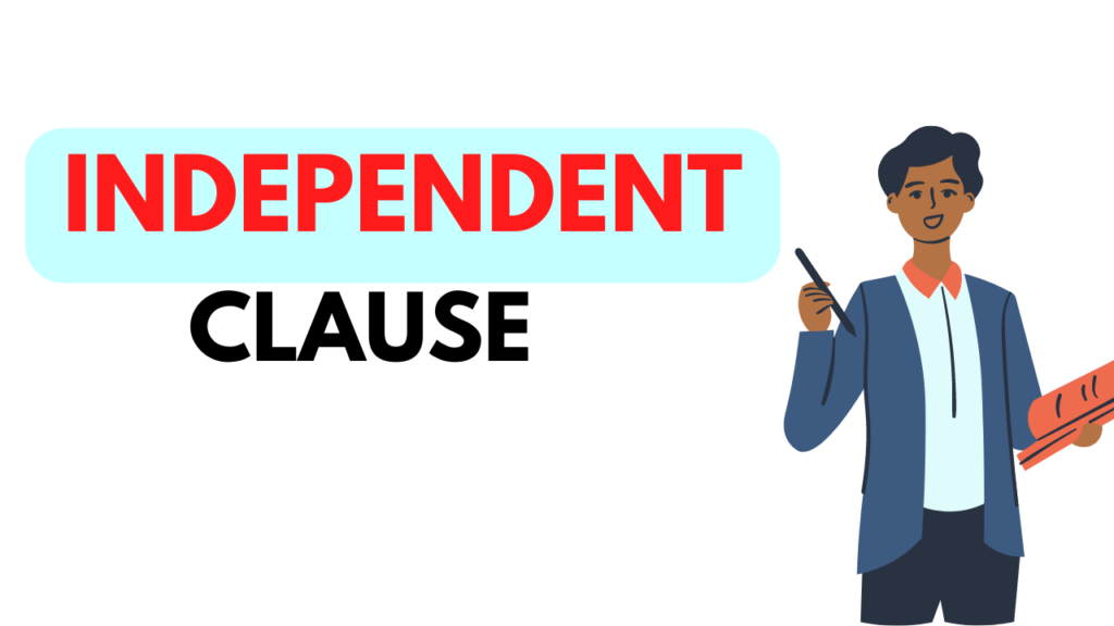 Independent clause in English